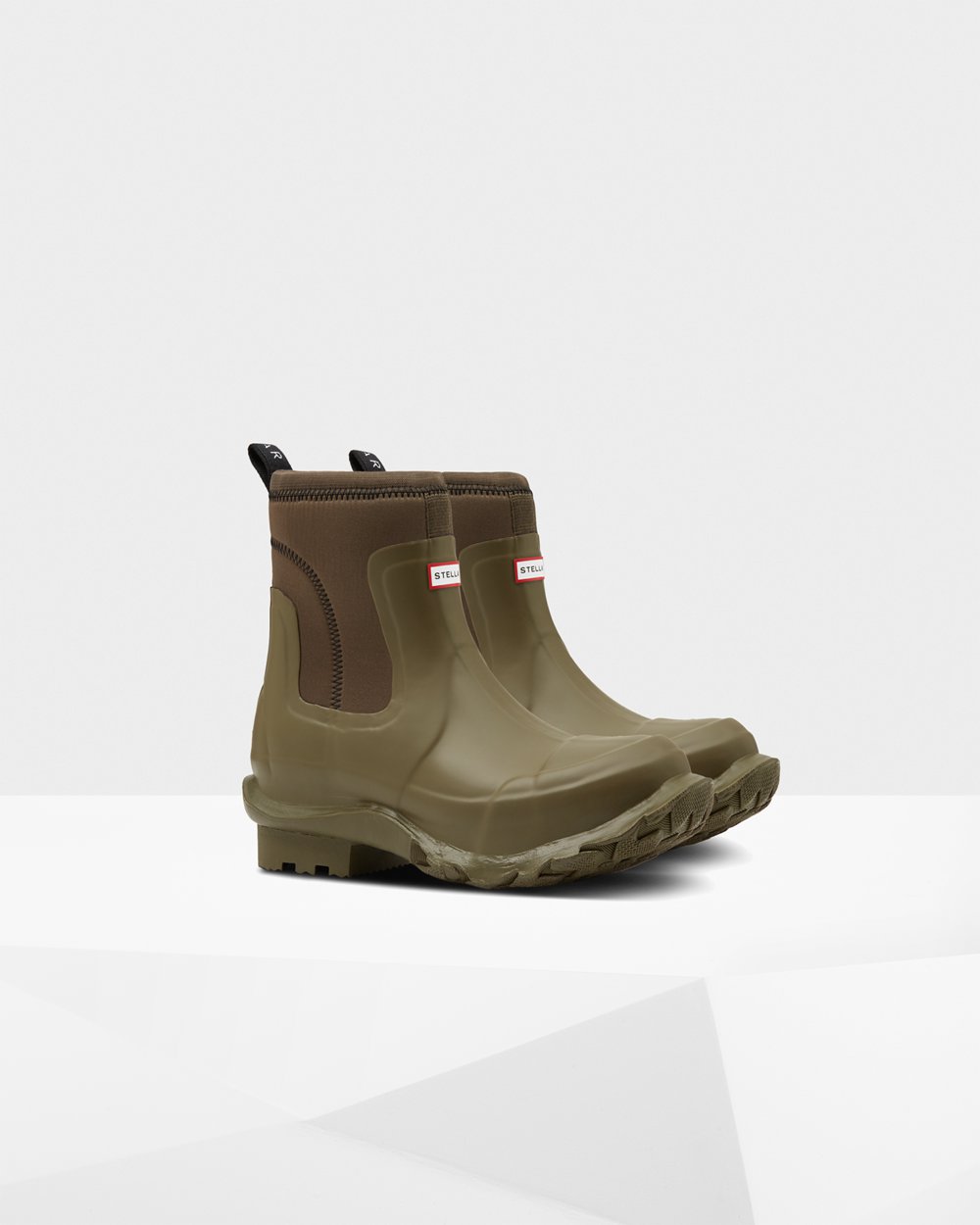 Botas Chelsea Hunter Feminina Verde Oliva - Stella Mccartney X - 62JLAPSRH